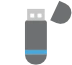 ícone pendrive dados