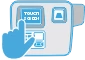 Ícone de Display touch screen